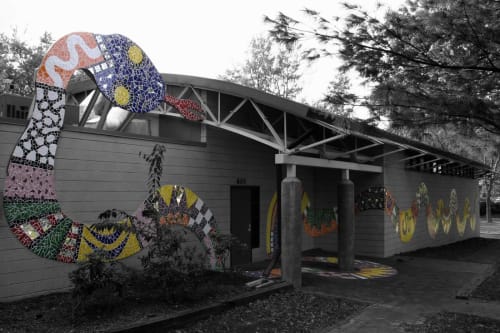 Mosnaic | Public Mosaics by Deirdre Saunder | Elwood Smith Community Center in Rockville