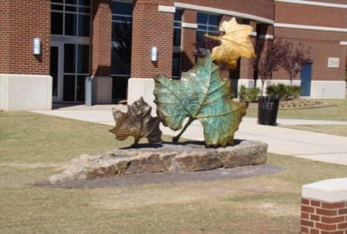 Four Seasons | Public Sculptures by KevinBoxStudio | University of Central Oklahoma in Edmond