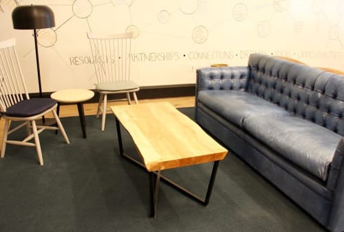 Live edge Coffee Table | Tables by Forest Dweller Furniture | TechTown Detroit in Detroit