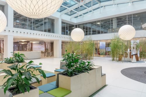 BALL 200 Extra large Suspended Light Balance Hall Lobby | Pendants by ADAMLAMP | Balance Hall in Budapest