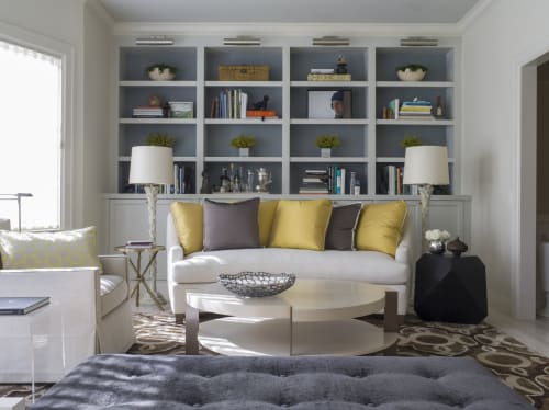 CT-85 Coffee Table with Shelf in Walnut Sand with Bronze Baked-on Epoxy Legs | Tables by Antoine Proulx Furniture, LLC