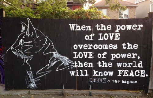 Love | Street Murals by Murals By Marg