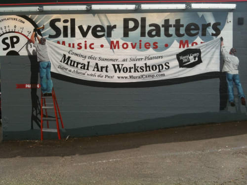 Silver Platters Queen Anne | Street Murals by Anna-Lisa Notter