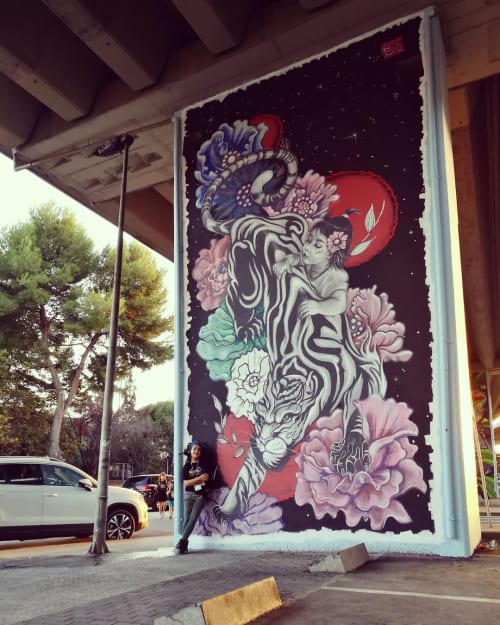 Mia Sophia | Street Murals by Kathrina Rupit - Kinmx