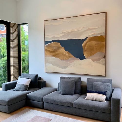 Matcha Beach/ Private Home | Paintings by Melissa Dickenson