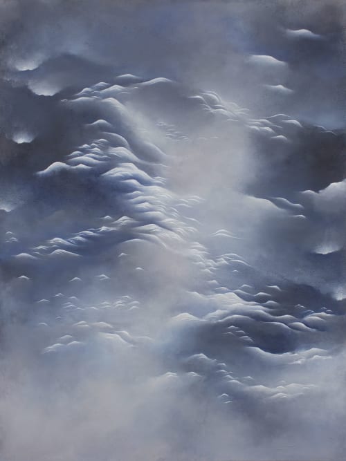 Rising in light | Oil And Acrylic Painting in Paintings by Francesca Borgo