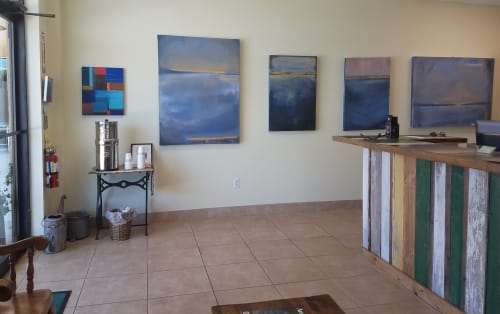 Waves and Landscape | Paintings by Caitlin Flynn | Surfside Chiropractic in Atlantic Beach
