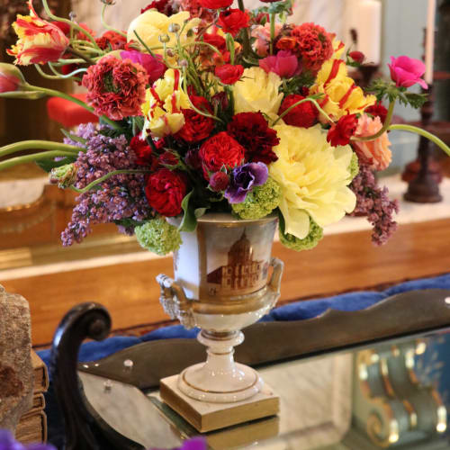 French Porcelain Urn circa 1840 | Vases & Vessels by Jonathan Rachman Design | SF Decorator Showcase 2019 in San Francisco