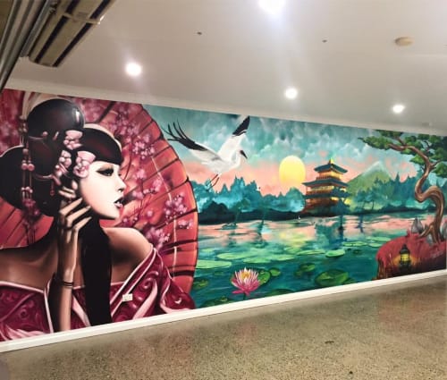 Bao Down Mural | Murals by Drapl | Bao Down in Mount Coolum