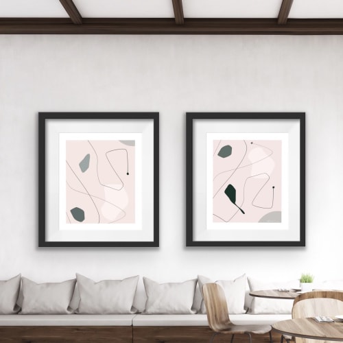 Geometric Set | Paintings by By Lauren P