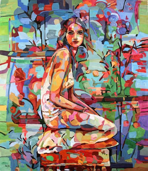 Tamarind | Oil And Acrylic Painting in Paintings by Noemi Safir Artist
