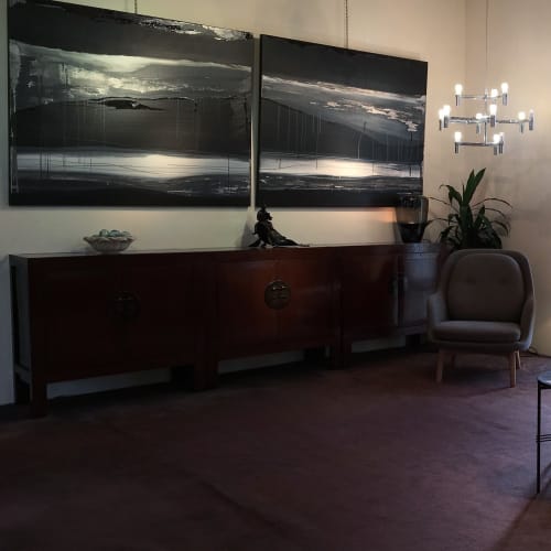 Landscape #1 | Paintings by Emilie Heurtevent | Aptos Cruz Galleries in Stirling