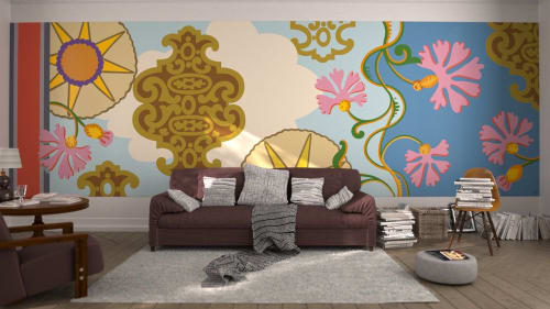Mansion 1 (Dawn) | Wallpaper in Wall Treatments by Baron Paris Studio