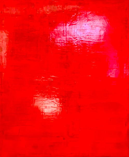 Deux Mille Vingt - Rouge /2020 | Paintings by Catherine Timotei