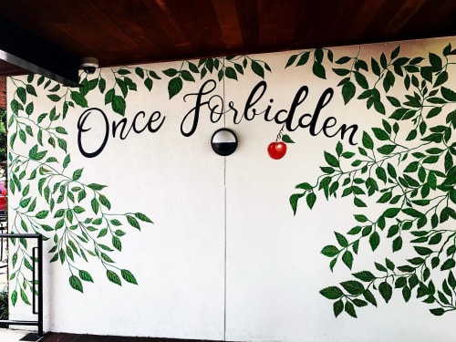 Once Forbidden | Murals by Micheline Halloul | Tillery Kitchen and Bar in Austin
