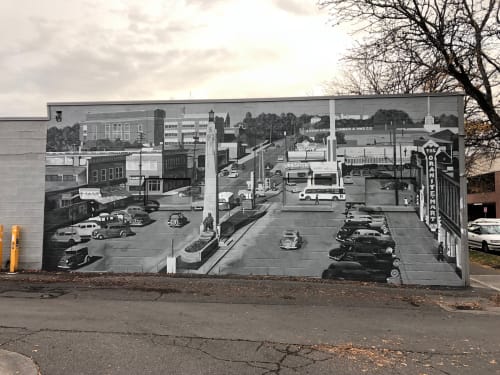 Sugar House, Utah 1940 | Street Murals by Josh Scheuerman | Market Source Real Estate in Salt Lake City