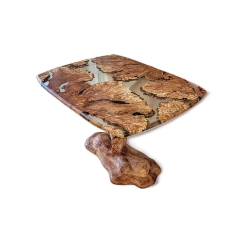 4x6ft Maple Burl Clear Resin Tree Table | Tables by Lumberlust Designs