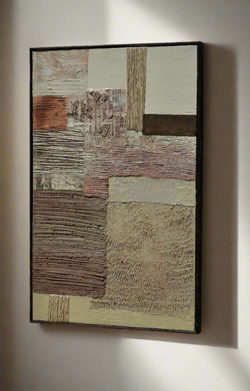 embracing stability | Mixed Media in Paintings by VISCERAL HOME STUDIO