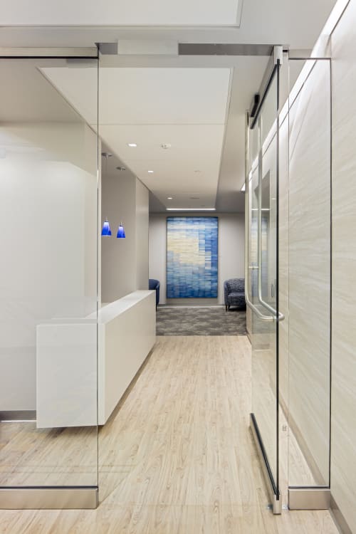 Lapis Waters | Wall Sculpture in Wall Hangings by MORAN BROWN | Zakim Center for Integrative Therapies - Dana-Farber Cancer Institute in Boston