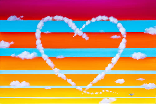 Full Heart | Oil And Acrylic Painting in Paintings by Nichole McDaniel