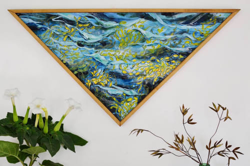 Depth | Paintings by Nikki Pilgrim | Private residence in Tauranga