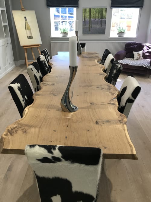 Starburst Oak Live-Edge Dining Table | Tables by Handmade in Brighton