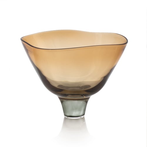 Bell Handblown Glass Bowl | Decorative Bowl in Decorative Objects by AEFOLIO