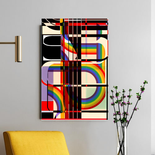 Contemporary Visions - Abstract Canvas Print - Painting | Prints by Paul Manwaring Fine Art Prints
