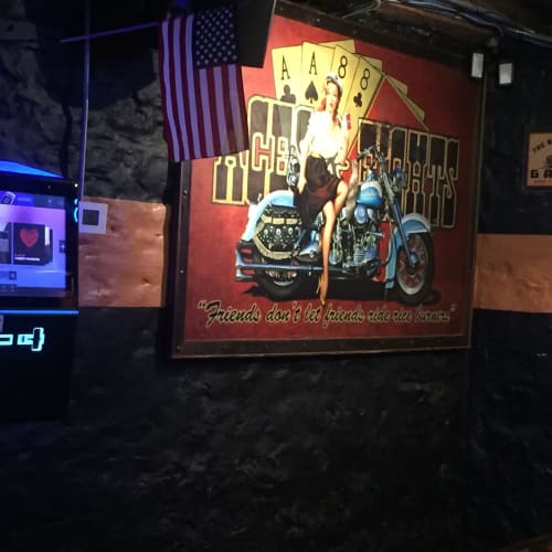 Indoor mural | Murals by Eric Henn | Powder Keg Harley-Davidson in Mason