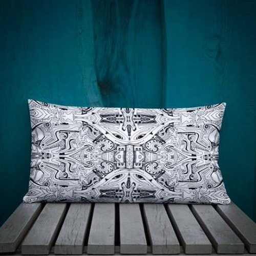 “Urgency” Pattern | Pillows by AmaizInk Art & Design