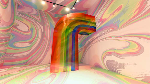 Rainbow Room Public Art Mural & Installation | Public Art by Ellierex