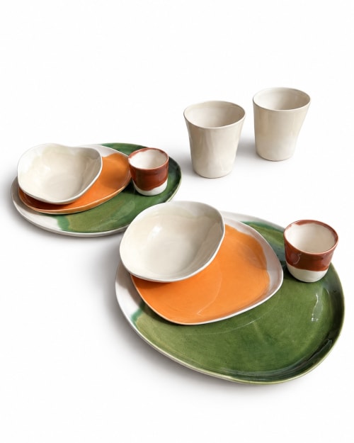 Autumn / Winter Dinner Set for Two — 10 Pieces | Plate in Dinnerware by Pottery & Poetry