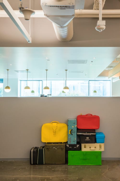 "Baggage" | Sculptures by ANTLRE - Hannah Sitzer | Google RWC SEA6 in Redwood City