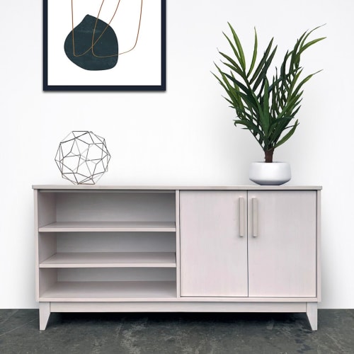 White Wash Buffet | Storage by Stor Furniture