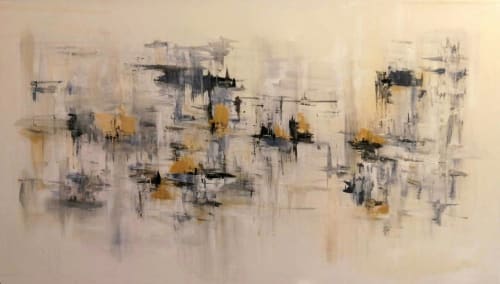 Tenderness | Oil And Acrylic Painting in Paintings by Shirly Maimom Art