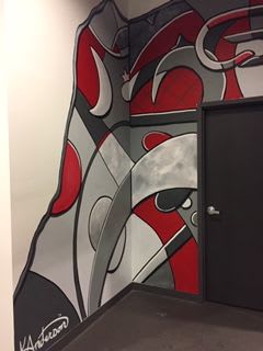 CycleBar Mural | Murals by Kelly Anderson | CycleBar Uptown MPLS in Minneapolis