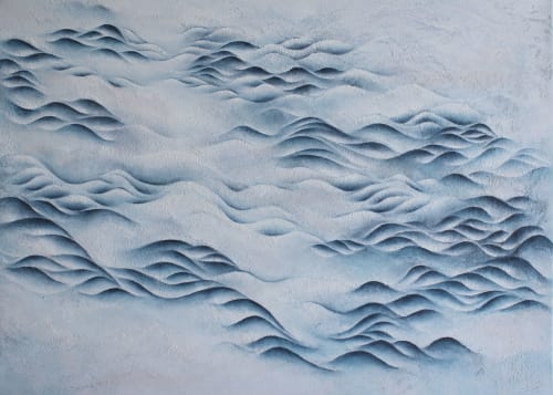 Coeur à coeur | Oil And Acrylic Painting in Paintings by Francesca Borgo