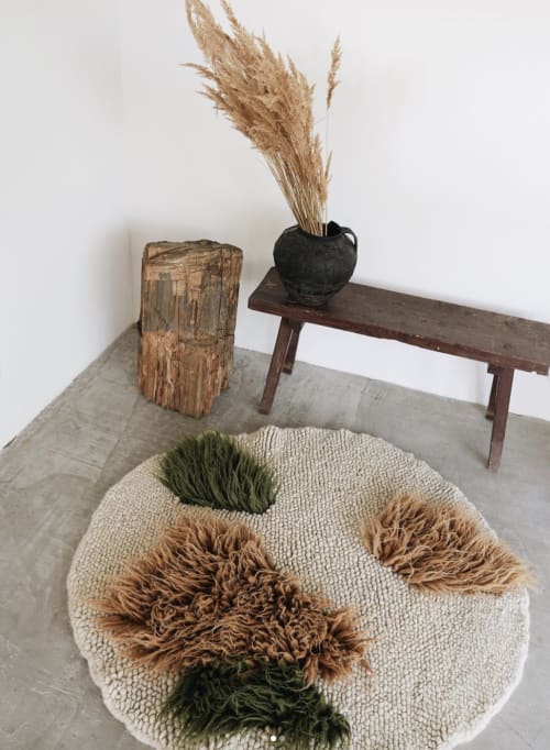 Round Rug "Forest" | Rugs by Creating Comfort Lab
