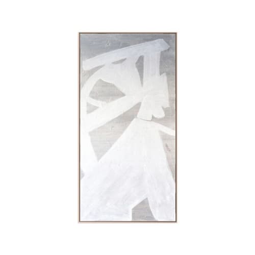 Etnografica Blanc 19-02 | Oil And Acrylic Painting in Paintings by Kim Fonder