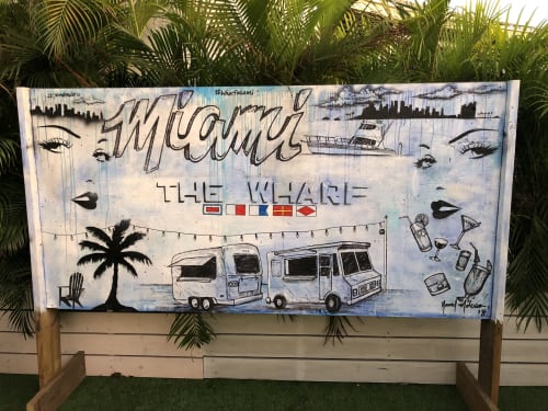 Miami-The Wharf | Murals by Yamel Molerio