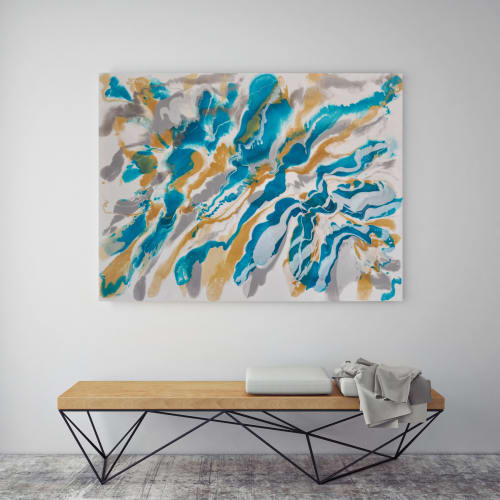 Explosive Matter | Paintings by Atelier Bloom | Private Residence, Motreal CA in Montreal
