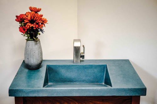 Bathroom vanity top | Furniture by ConcretePoetry, Inc.