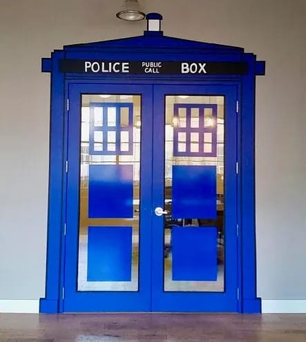 DR. WHO 'TARDIS" No. 2 | Murals by Emily Fromm - Rancho Art Productions | SourceClear in San Francisco