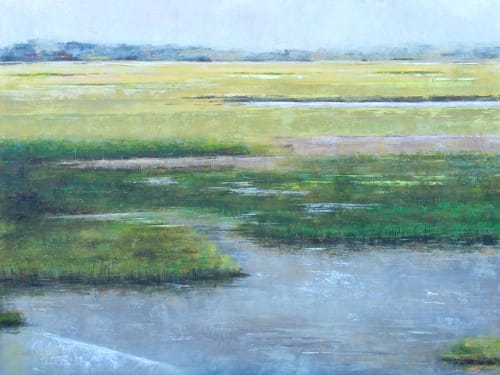 Marsh Landing | Paintings by Victoria Primicias
