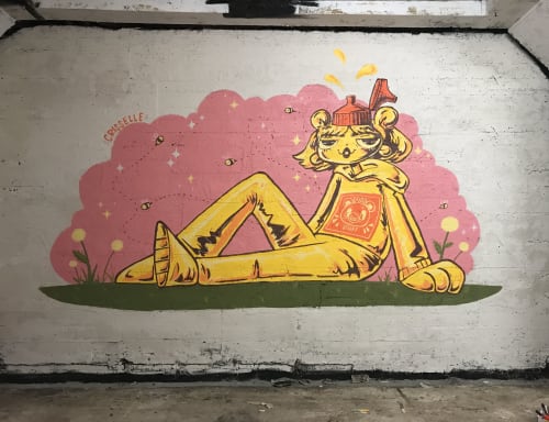 Sunsoaked Lil Hunny | Street Murals by Crisselle Mendiola