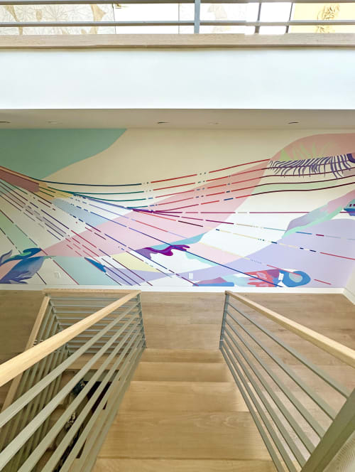 Stories Connected by Movement | Murals by Caroline Geys