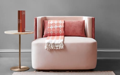 Papillonne Pink Armchair | Couches & Sofas by LAGU