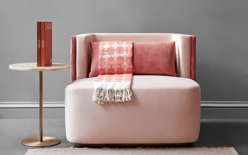 Papillonne Pink Armchair | Couch in Couches & Sofas by LAGU