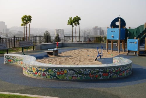 Alta Plaza Playground | Tiles by Aileen Barr | Alta Plaza Park in San Francisco