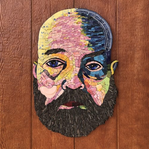 Heads Up | Wall Sculpture in Wall Hangings by Gila Mosaics Studio